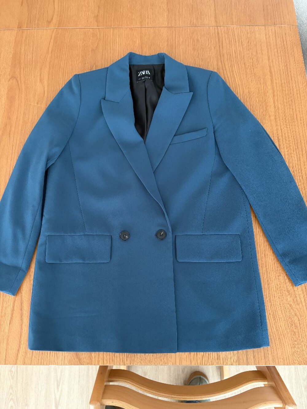 Zara Oversized Blazer L teal